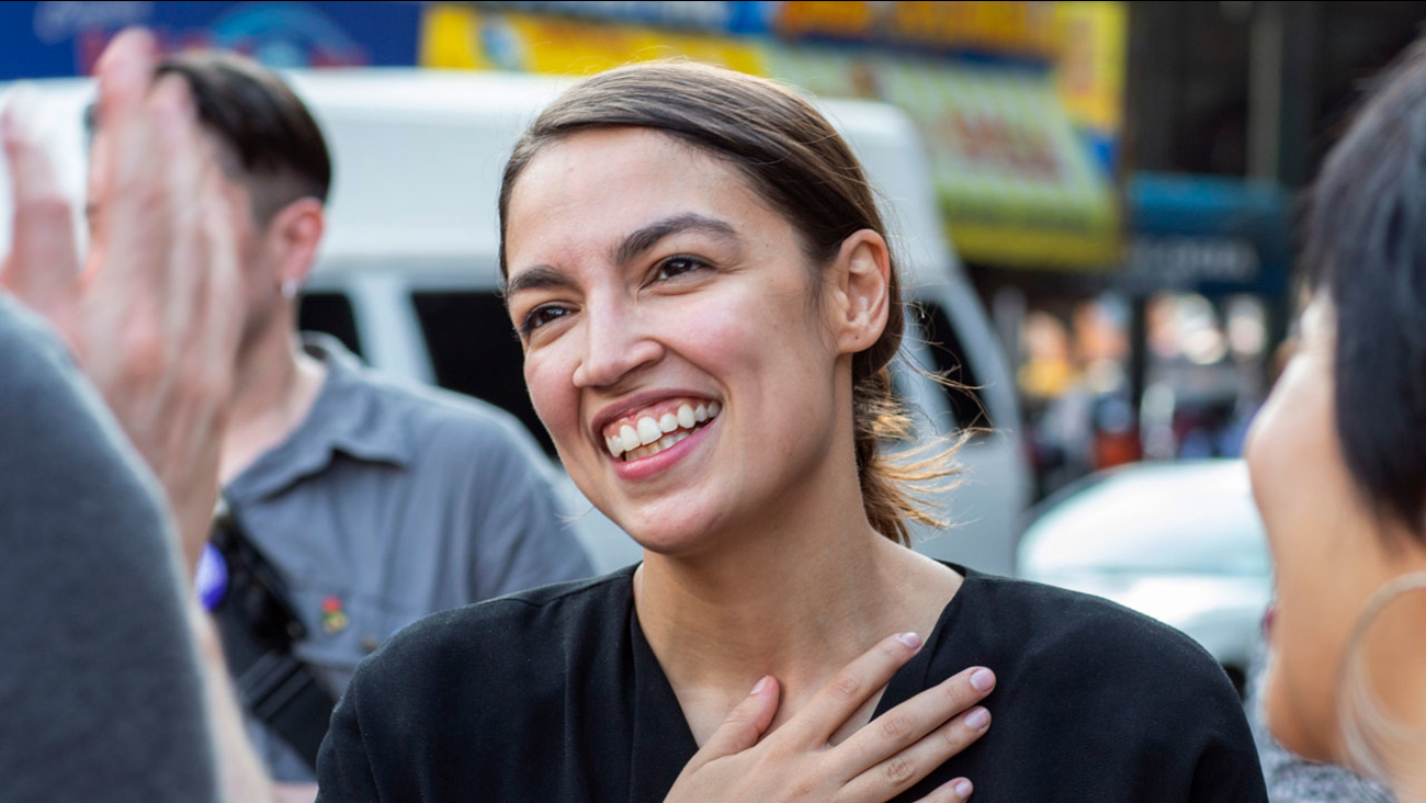 Alexandria Ocasio-Cortez boob job nose job botox