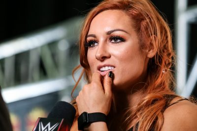 Becky Lynch boob job body measurements nose job