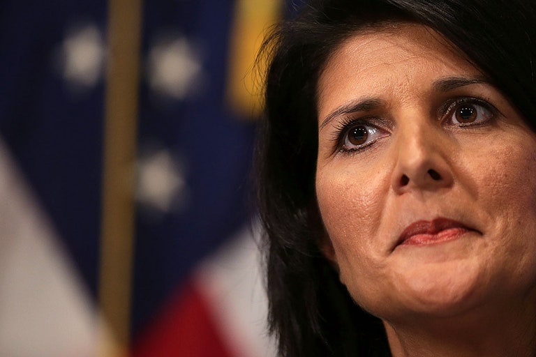 Nikki Haley lip fillers