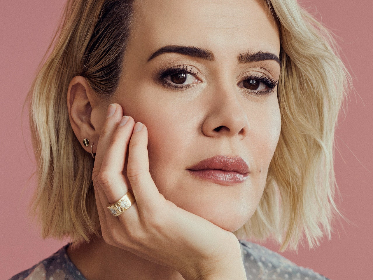 Sarah Paulson lip fillers