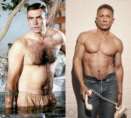 Sean Connery Plastic Surgery Body